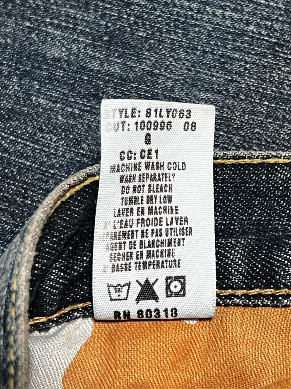 NWT Vintage Y2K Lucky Brand Easy Rider Boot Cut Jeans Made in USA Sz 31 - Picture 11 of 11